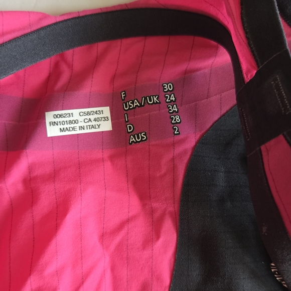 Arena Women's Powerskin Carbon Duo Top And Jammer Swim Tech Suit Gray And Pink - Picture 6 of 13